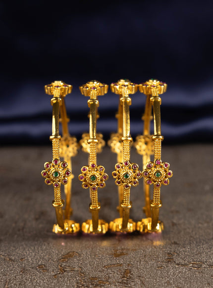 Antique bangles with cz stones