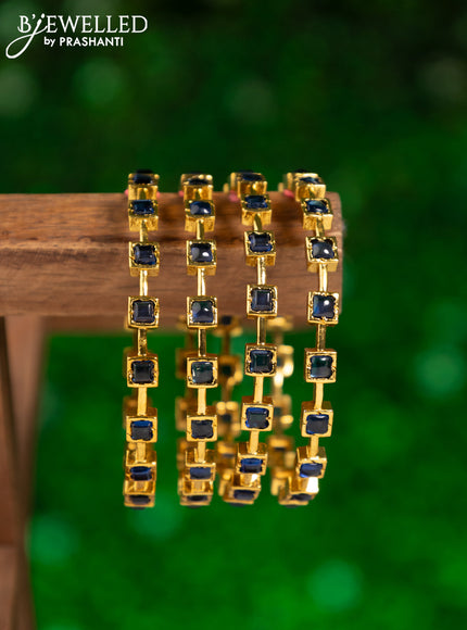 Antique bangles with sapphire stones