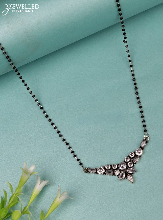 Mangalsutra with cz stones without earrings