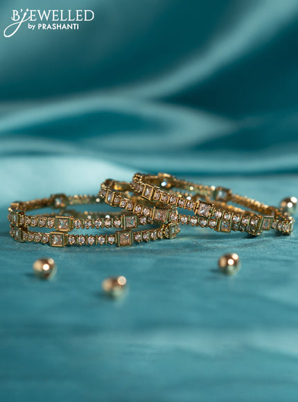 Antique bangles with cz stones