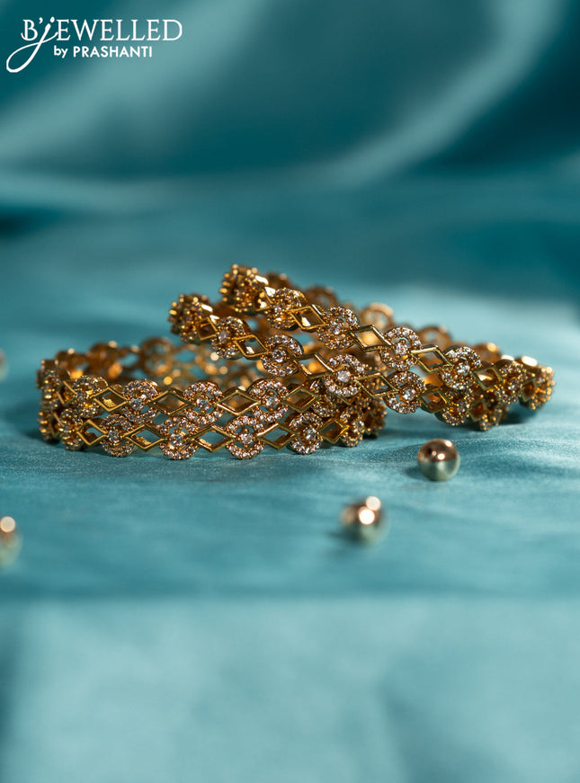 Antique bangles with cz stones