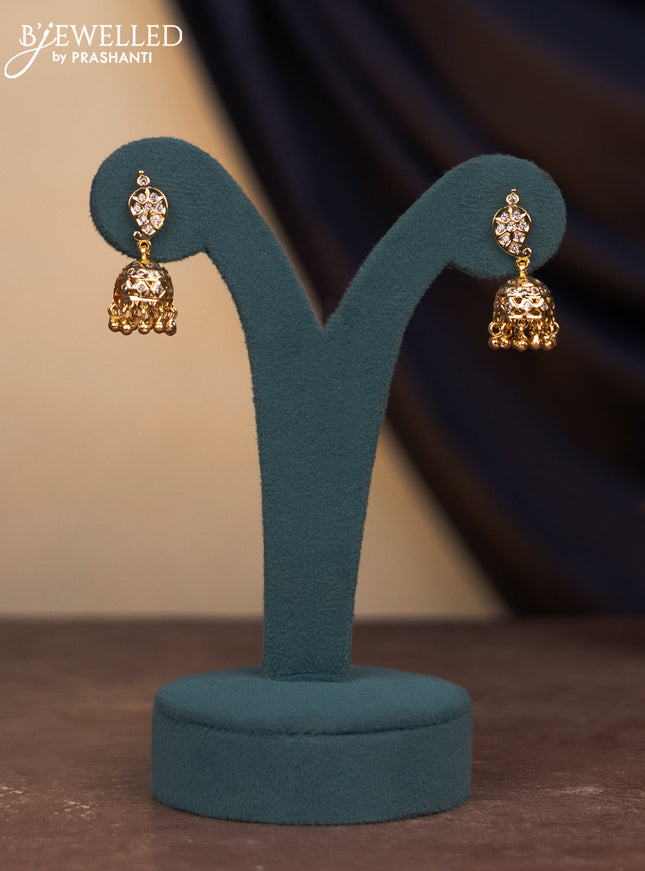 Attigai combo set manga pattern with cz & cz stones and hangings