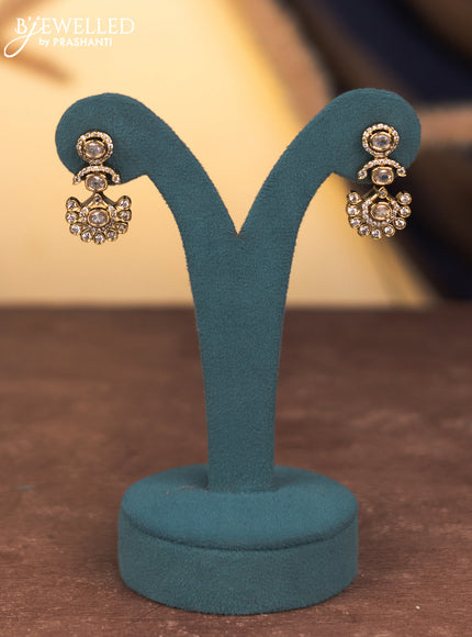 Necklace with cz stones in victorian finish