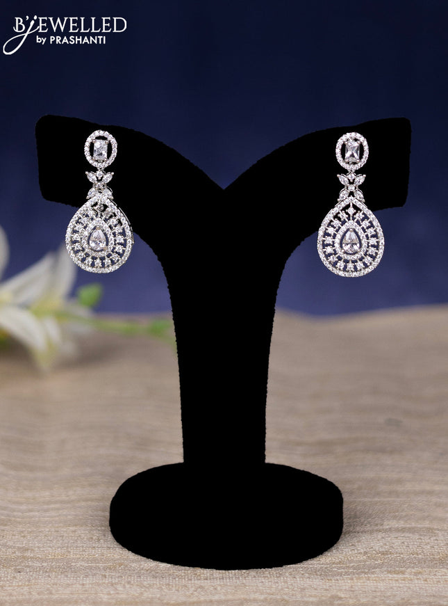 Zircon haram with cz stones and hangings