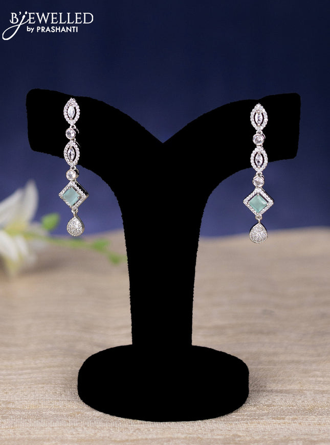 Zircon haram with mint green and cz stones