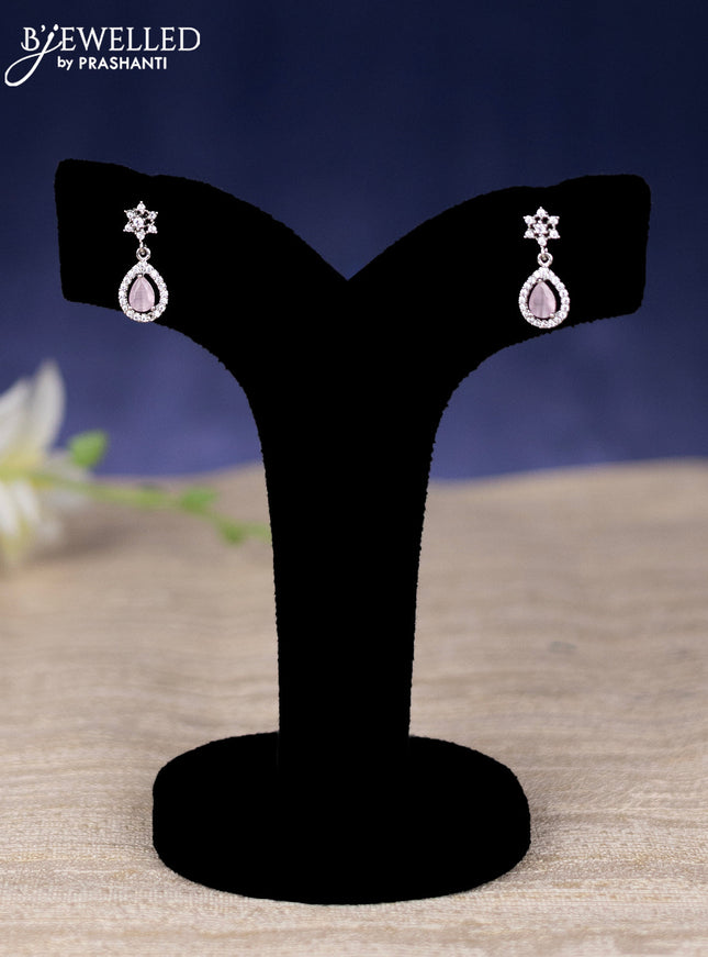 Zircon haram with baby pink and cz stones