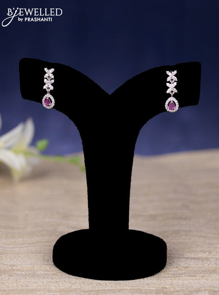 Zircon haram with ruby and cz stones
