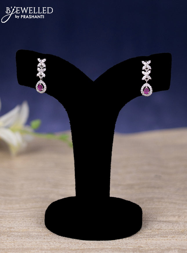 Zircon haram with ruby and cz stones