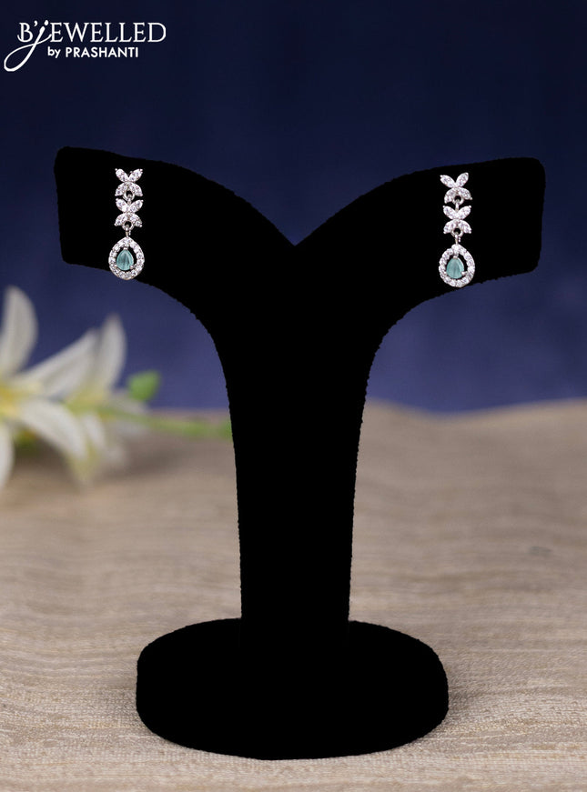 Zircon haram with mint green and cz stones
