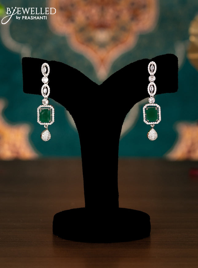 Zircon haram with emerald and cz stones