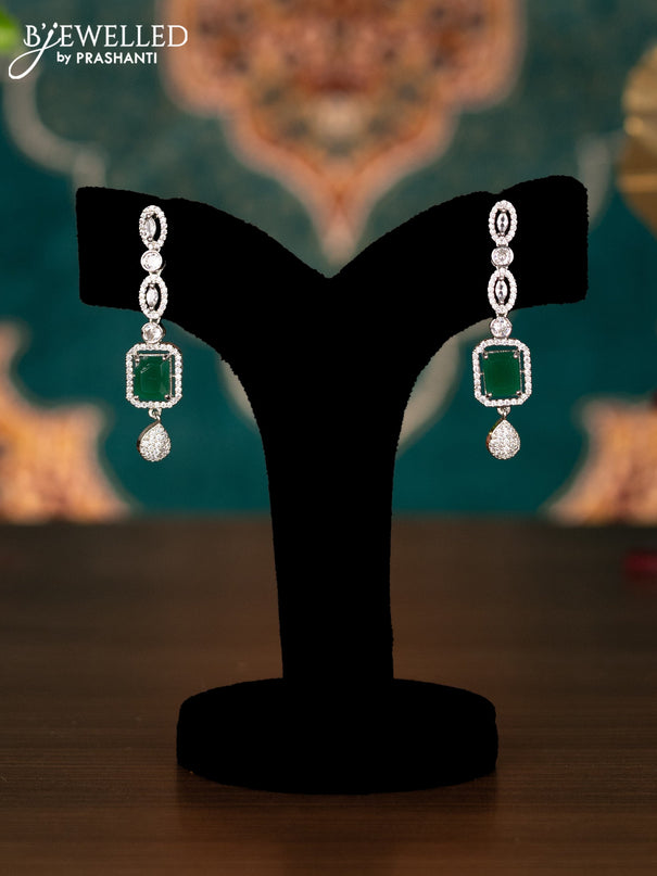 Zircon haram with emerald and cz stones