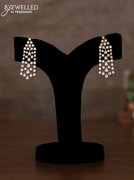 Necklace with cz stones in victorian finish