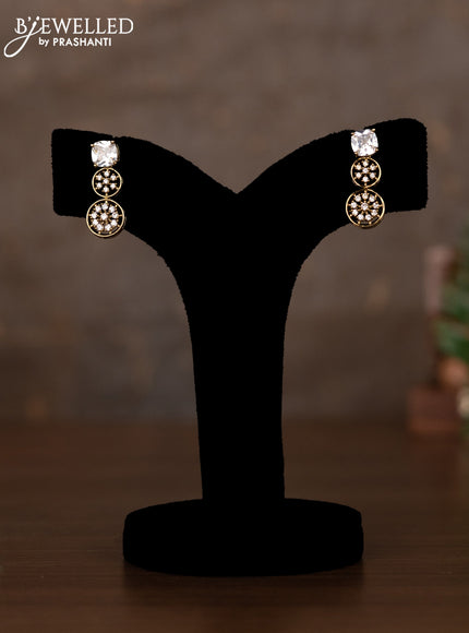 Necklace with cz stones in victorian finish