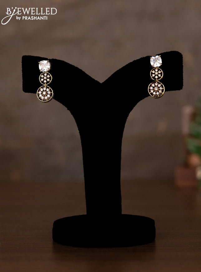 Necklace with cz stones in victorian finish