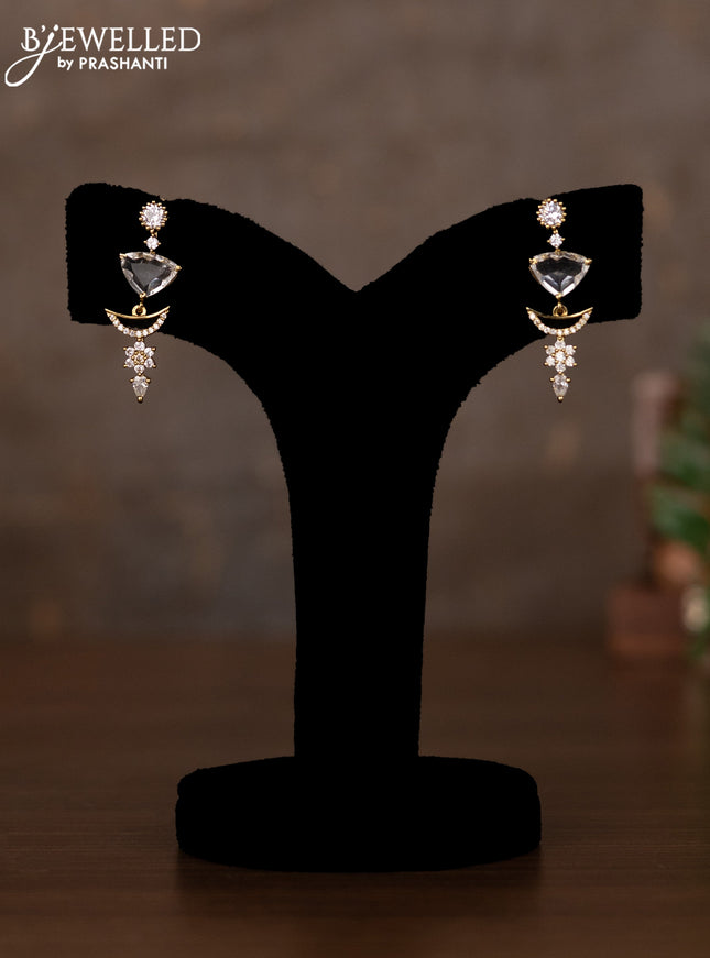 Necklace with cz stones in victorian finish