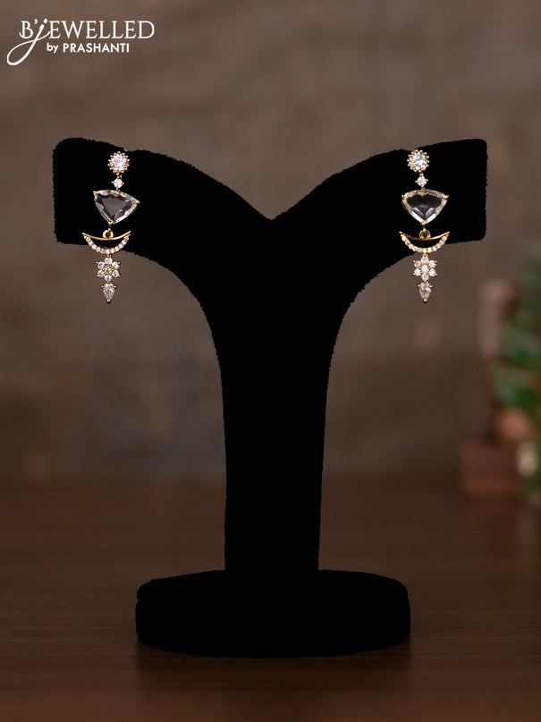 Necklace with cz stones in victorian finish
