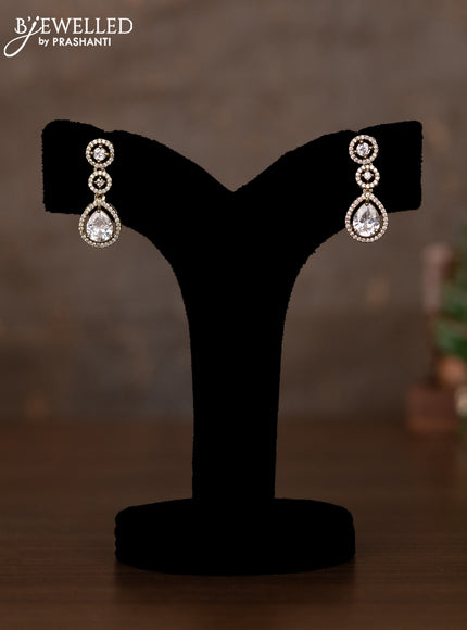 Necklace with cz stones in victorian finish