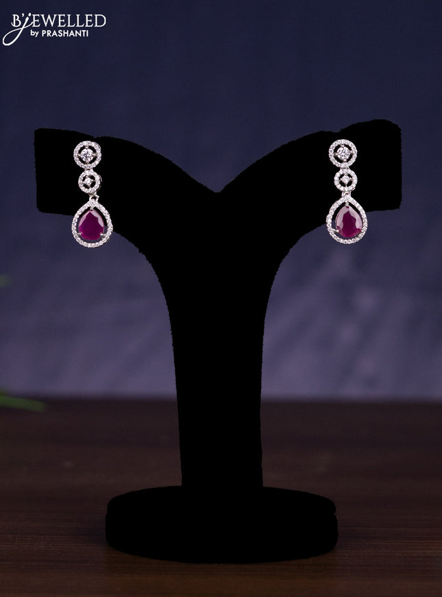 Zircon haram with ruby and cz stones