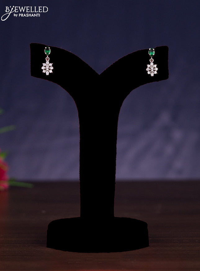 Zircon haram with emerald and cz stones