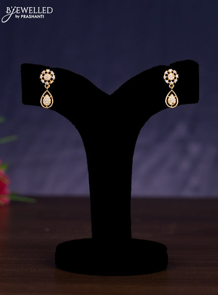 Zircon haram with cz stones in gold finish