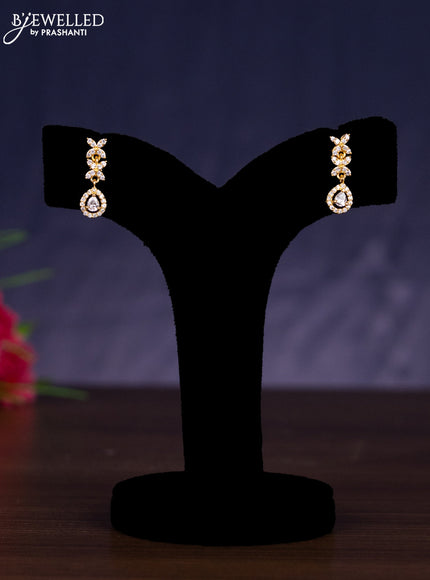 Zircon haram with cz stones in gold finish