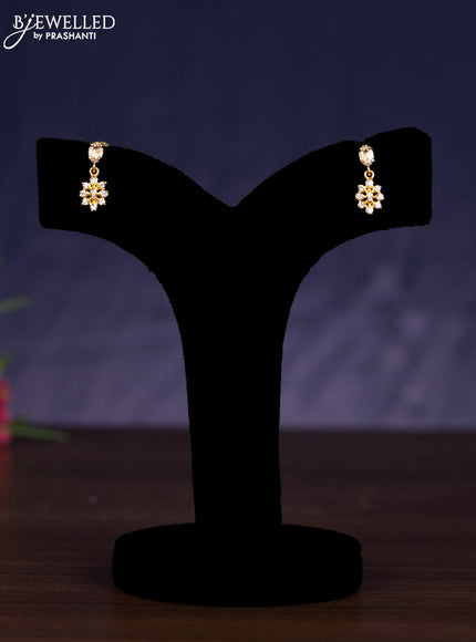 Zircon haram with cz stones in gold finish
