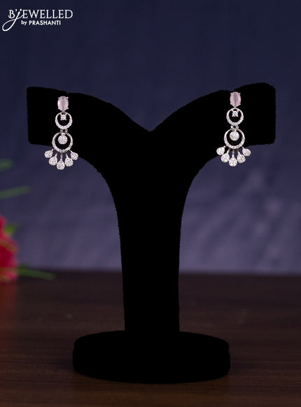 Zircon haram with baby pink and cz stones