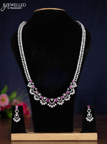 Zircon haram with ruby and cz stones