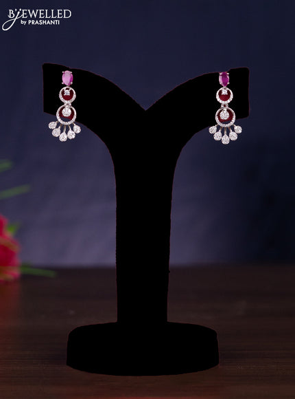 Zircon haram with ruby and cz stones