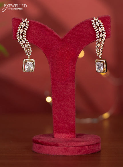 Necklace with cz stones in victorian finish