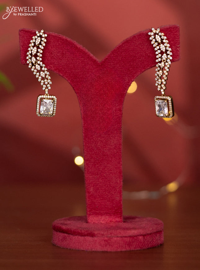 Necklace with cz stones in victorian finish