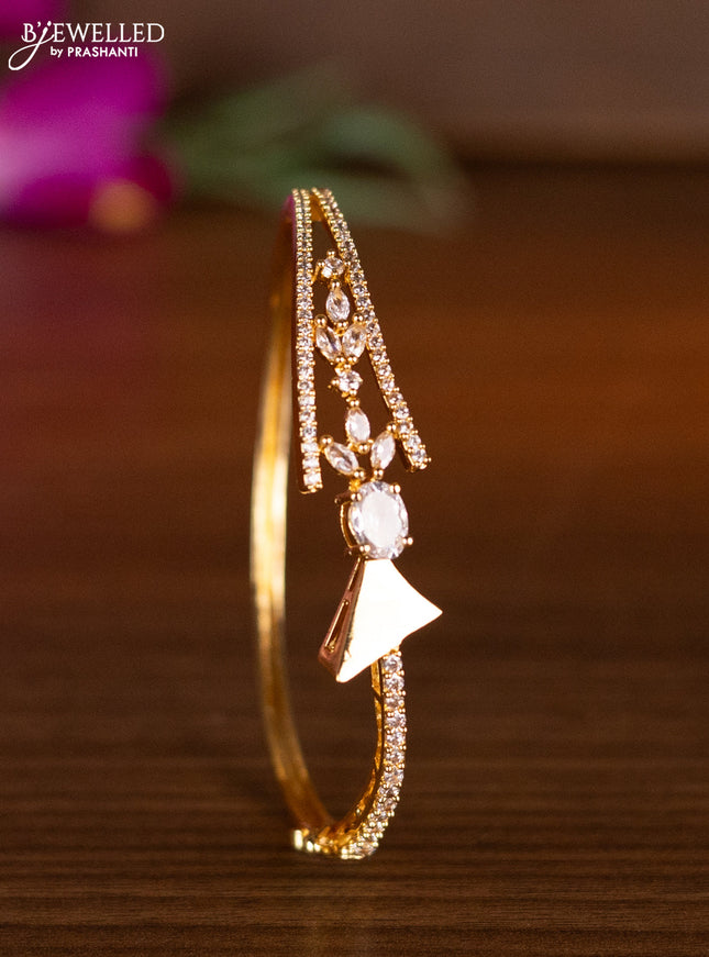 Bracelets with cz stones in gold finish