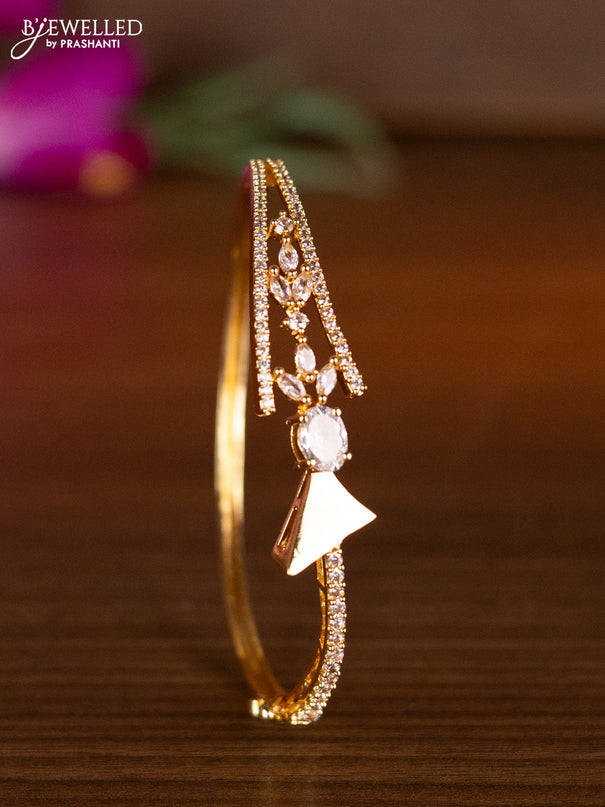 Bracelets with cz stones in gold finish