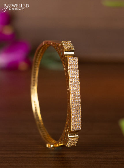 Bracelets with cz stones in gold finish