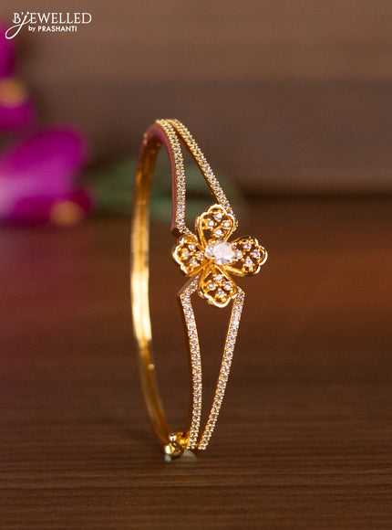 Bracelets with cz stones in gold finish