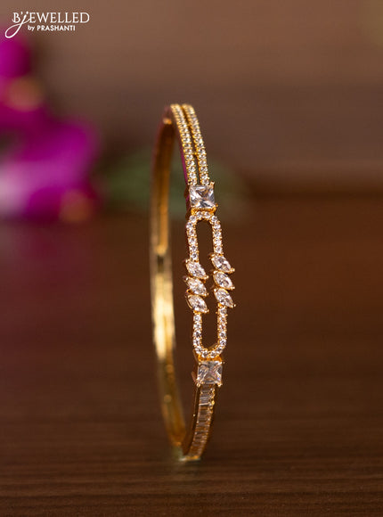 Bracelets with cz stones in gold finish