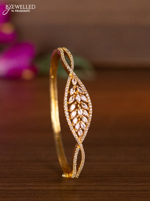Bracelets with cz stones in gold finish
