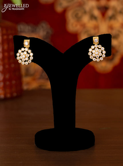 Antique ring type choker with cz stones