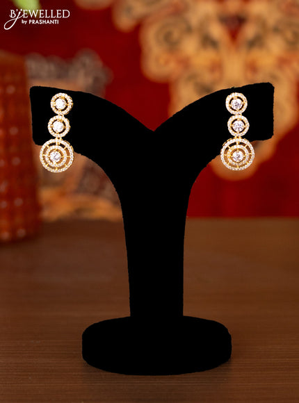 Antique ring type choker with cz stones