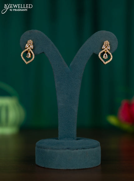 Antique earrings with cz stones