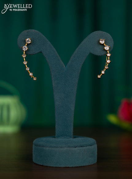 Antique earrings with cz stones