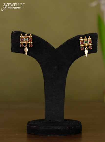 Antique necklace with kemp stones and hangings