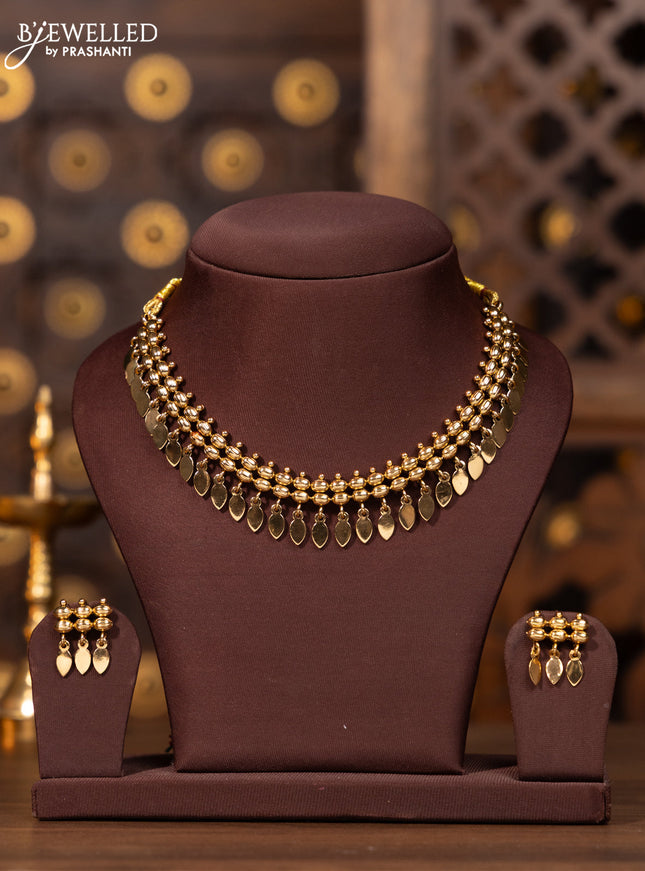 Antique elakka thali necklace with complete gold