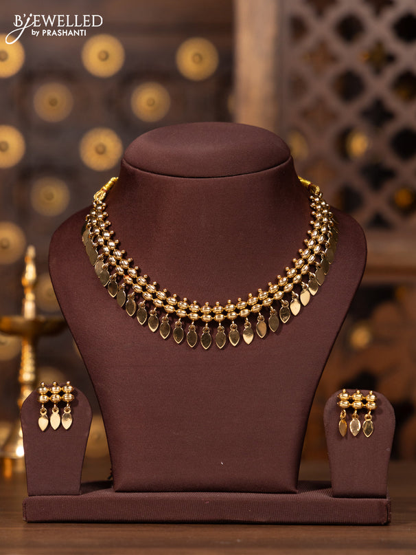 Antique elakka thali necklace with complete gold