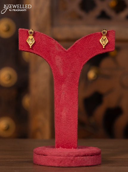 Antique elakka thali necklace with lakshmi design