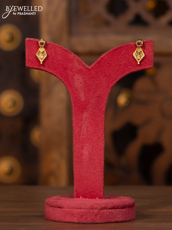 Antique elakka thali necklace with lakshmi design