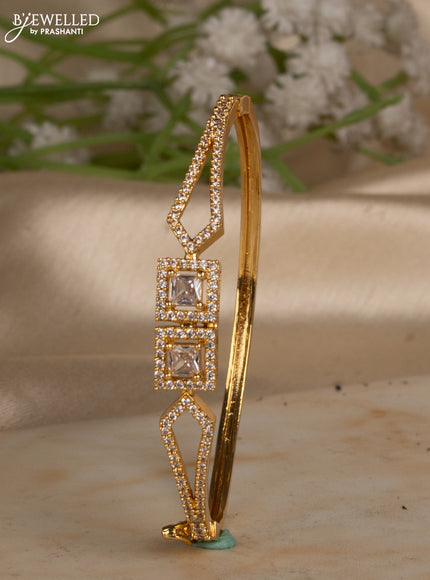 Bracelets with cz stones in gold finish