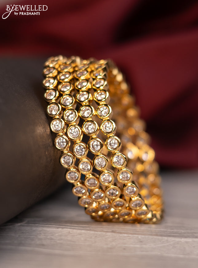 Antique bangles with cz stones