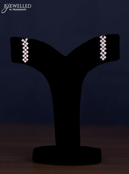 zircon necklace simple design with cz stones