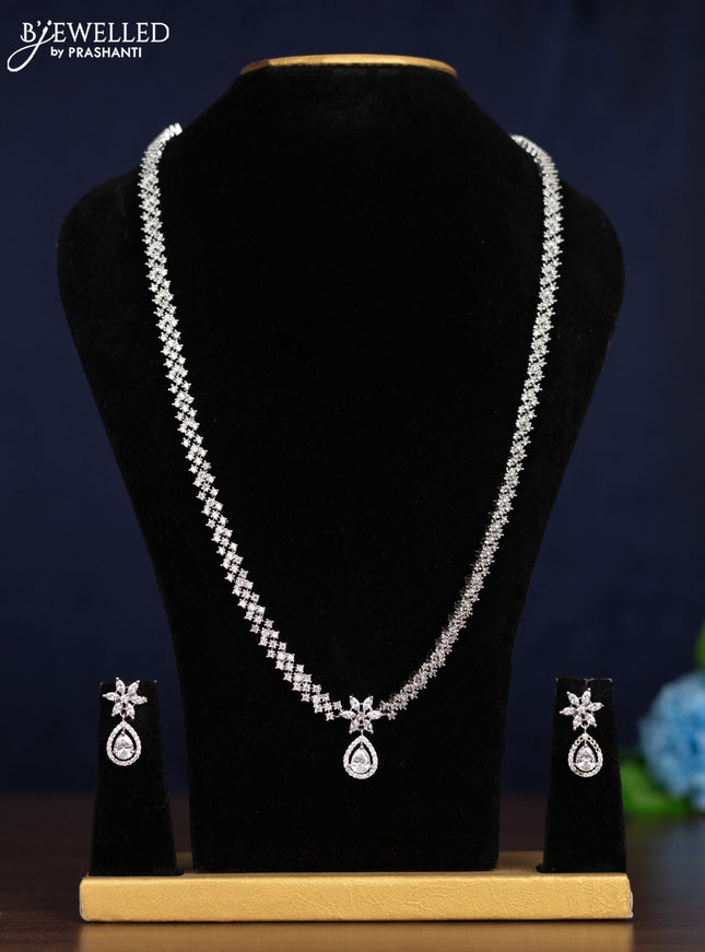 Zircon haaram with cz stones